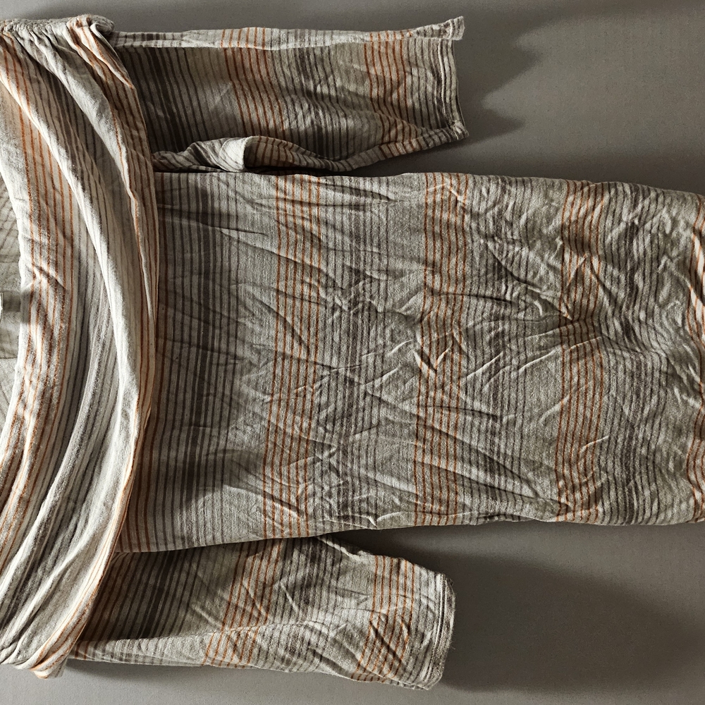 Max Studio Striped Long Sleeve Top